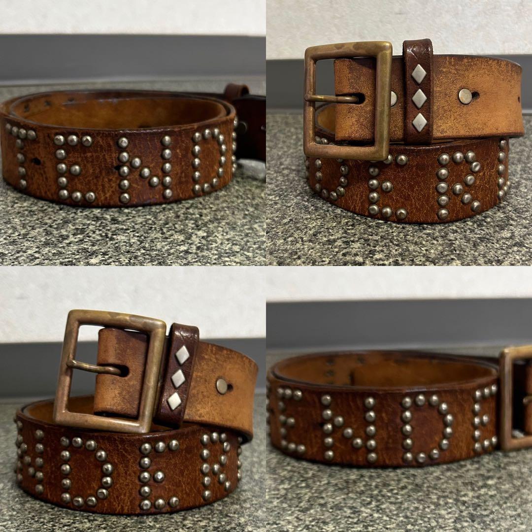 テンダーロイン htc スタッズベルト 36 ブラウン 茶 木村拓哉 rats