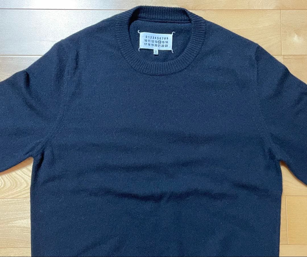 Maison Margiela メゾンマルジェラ エルボーパッチニット ブラック