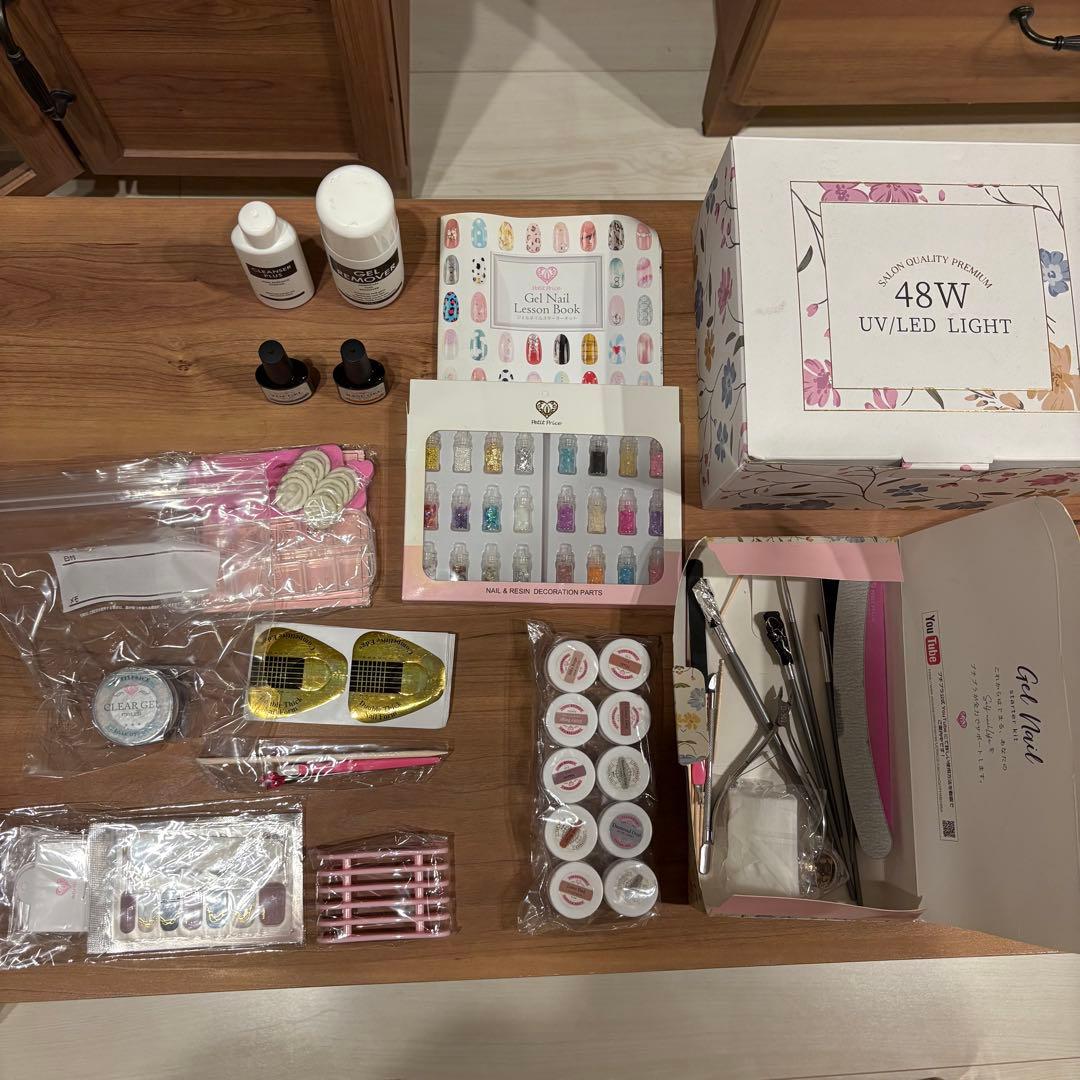 ネイルケアセット 48W UV LEDライト付き