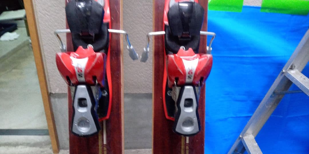 エラン　パウダーモデル スキー 木目調 　サロモンバインディング　185cm