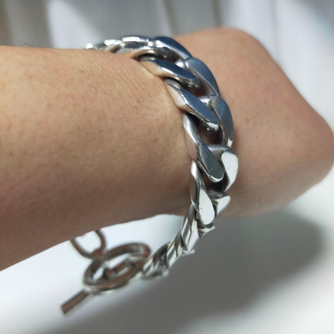 LAVER ラバー 13MM CURB CHAIN T BAR ブレスレット - メルカリ
