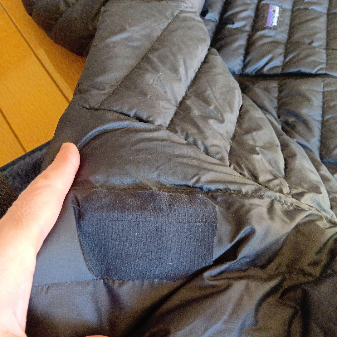 patagonia フード付きダウンジャケット L ブラック