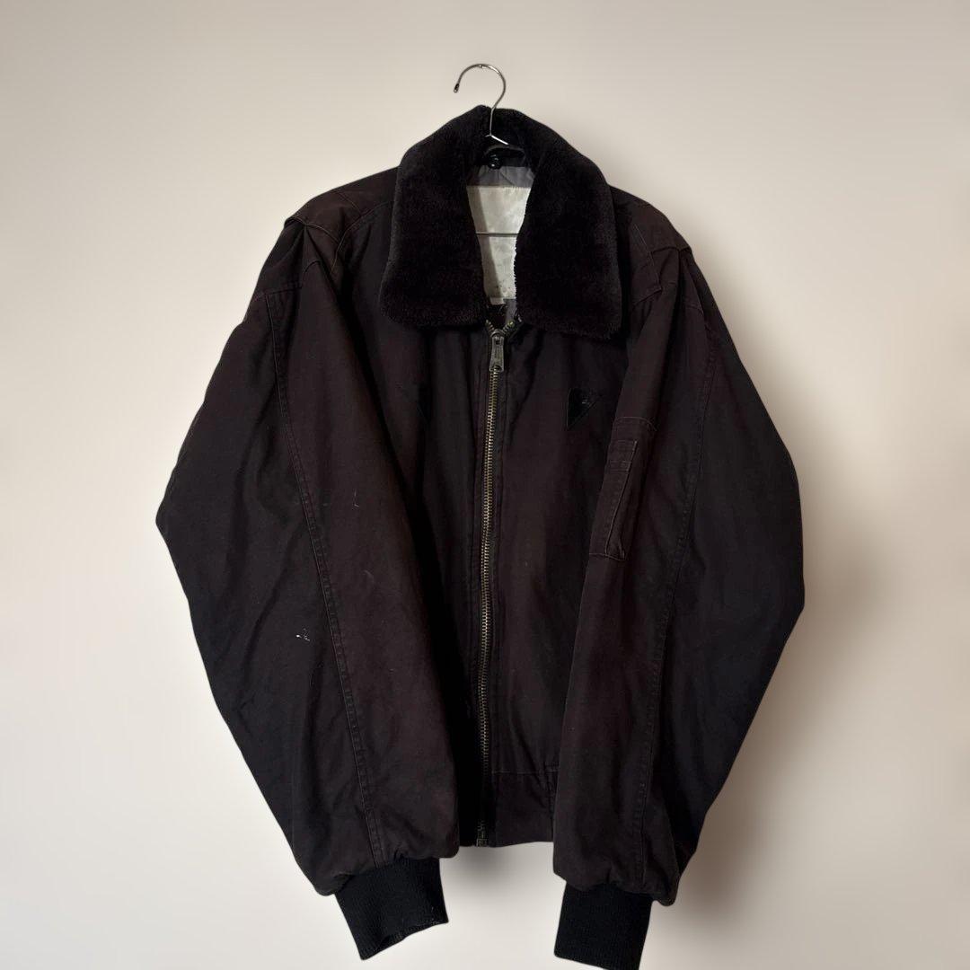 90s B-15a A-2型 フライトジャケット vintage 鬼フェード お