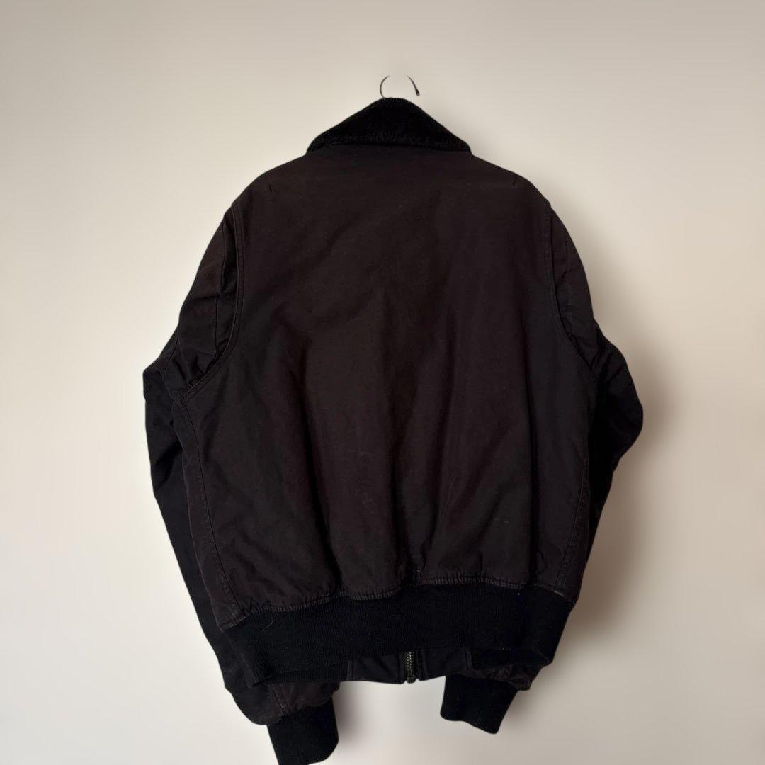 90s B-15a A-2型 フライトジャケット vintage 鬼フェード お