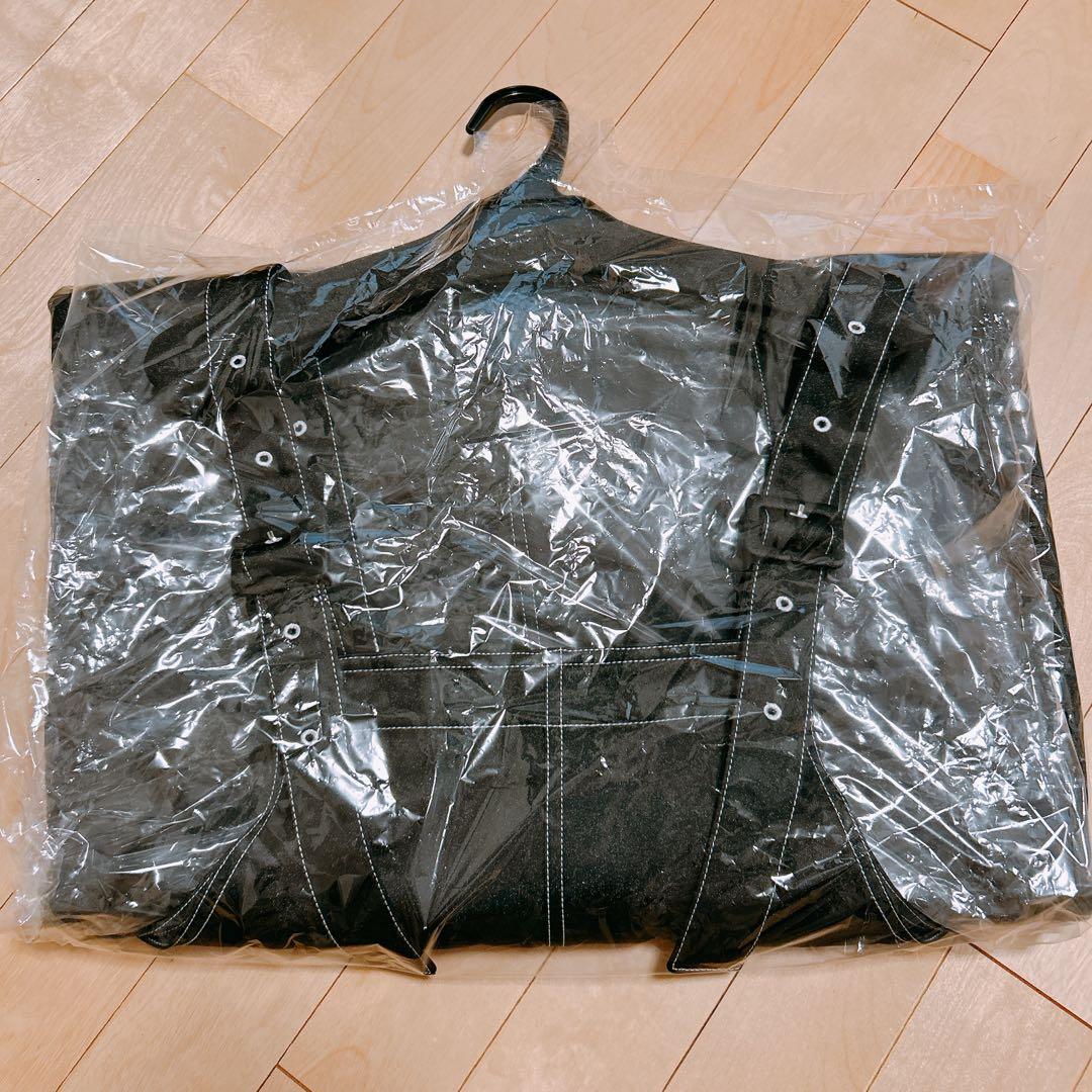 linkable シャイニーサロペット ブラック　リンカブル