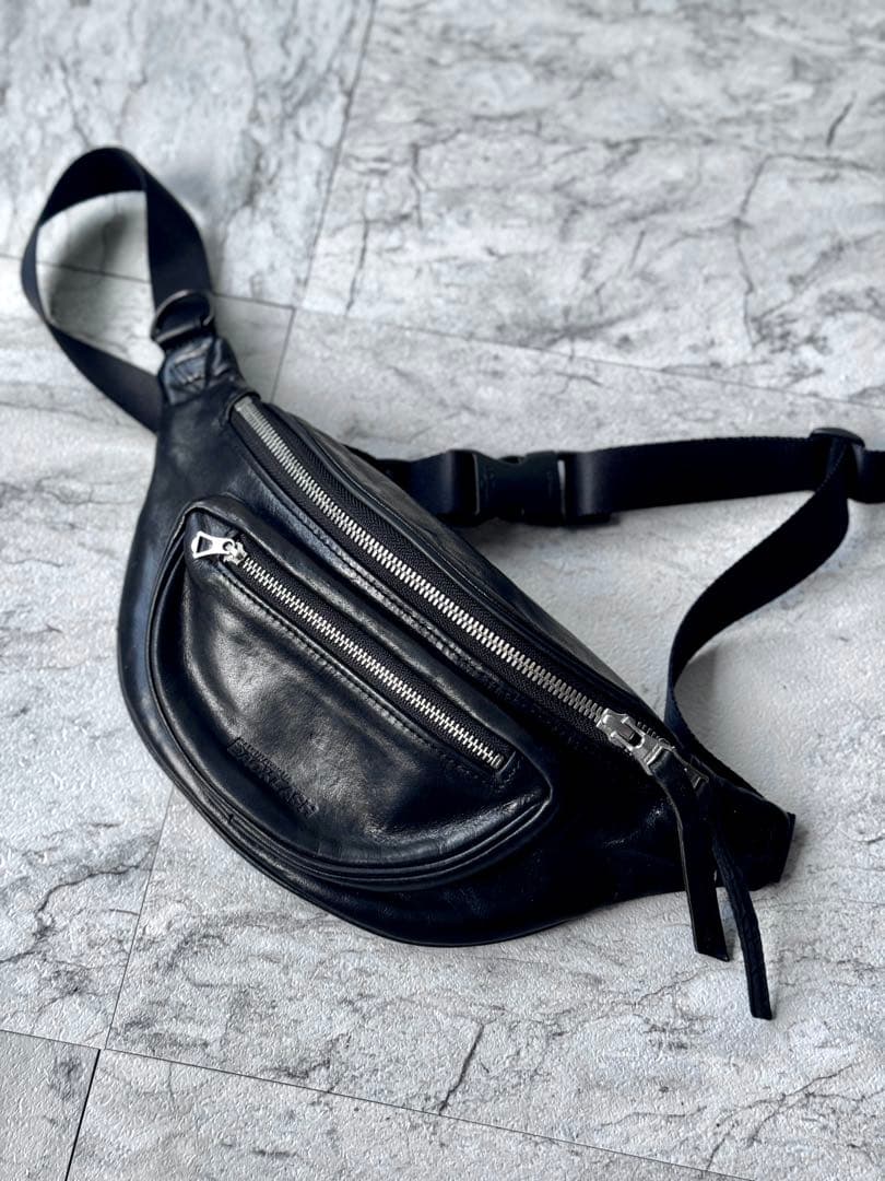 BACKLASH 黒 レザー ボディバッグ・ウエストポーチ