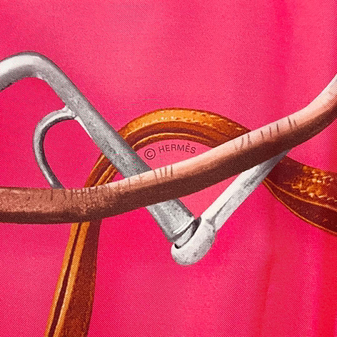 HERMES カレ　140　ジェアン　スカーフ　ストール ショール　クレヨン