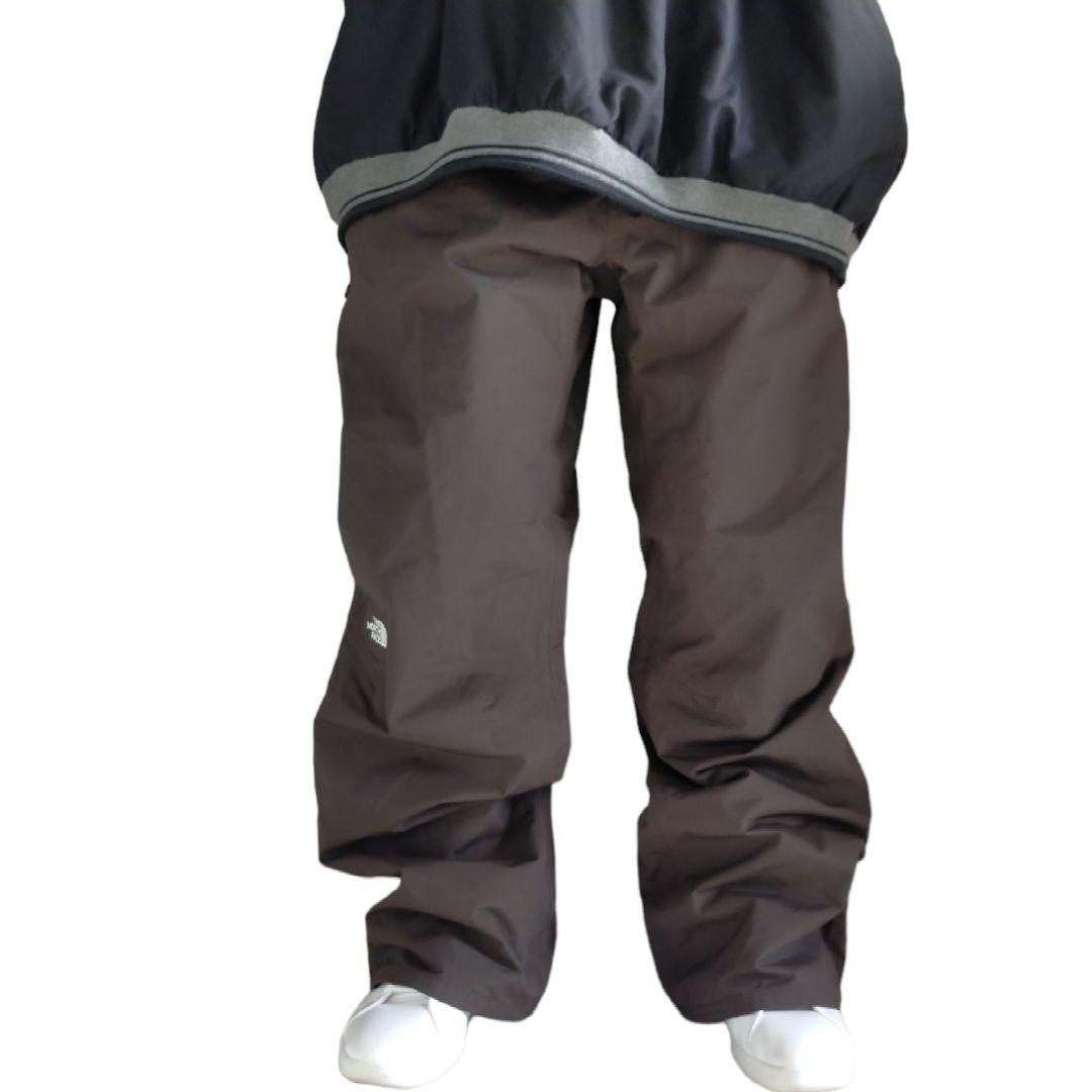 【高機能】US ノースフェイス HYVENT スノーボード パンツ 茶 L