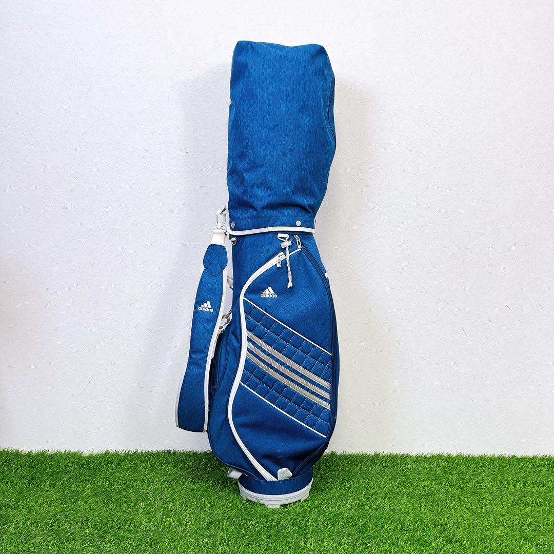adidas / アディダス　キャディバッグ　メンズ　レディース　ブルー