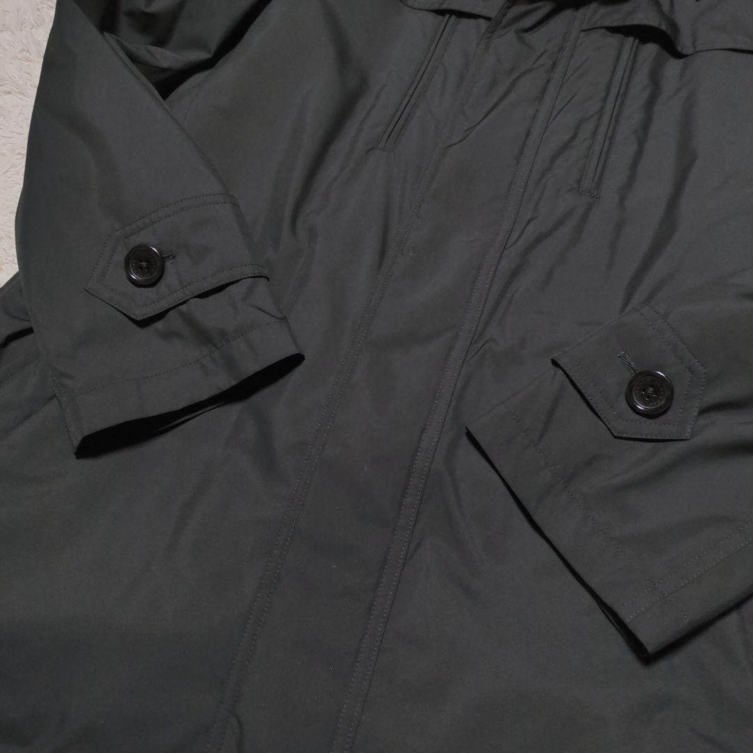 美品！バーバリーロンドン　ダウンライナー付きコート　M　メガチェック　黒