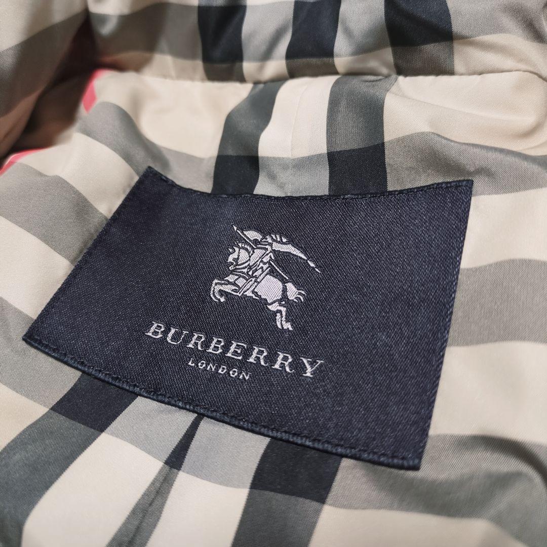 美品！バーバリーロンドン　ダウンライナー付きコート　M　メガチェック　黒