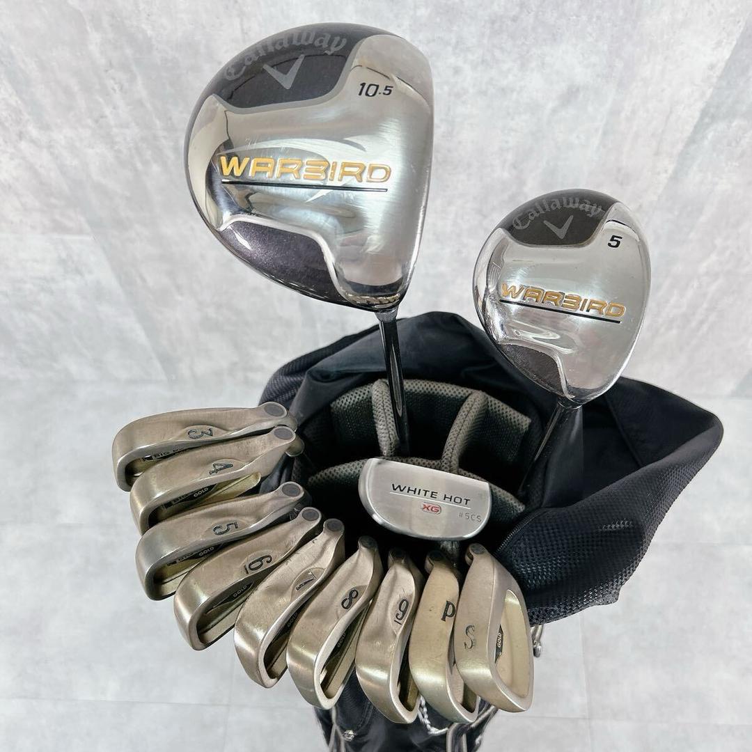 V098 キャロウェイ メンズ ゴルフ クラブ セット 13点 黒