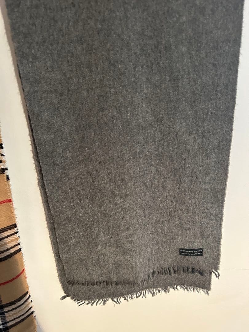 ジョシュアエリス JoshuaEIIis カシミアマフラー　ブラック