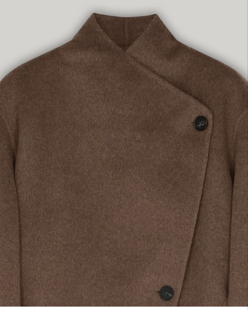 韓国elborn Tate Cashmere Hand-made Coat 36 - メルカリ