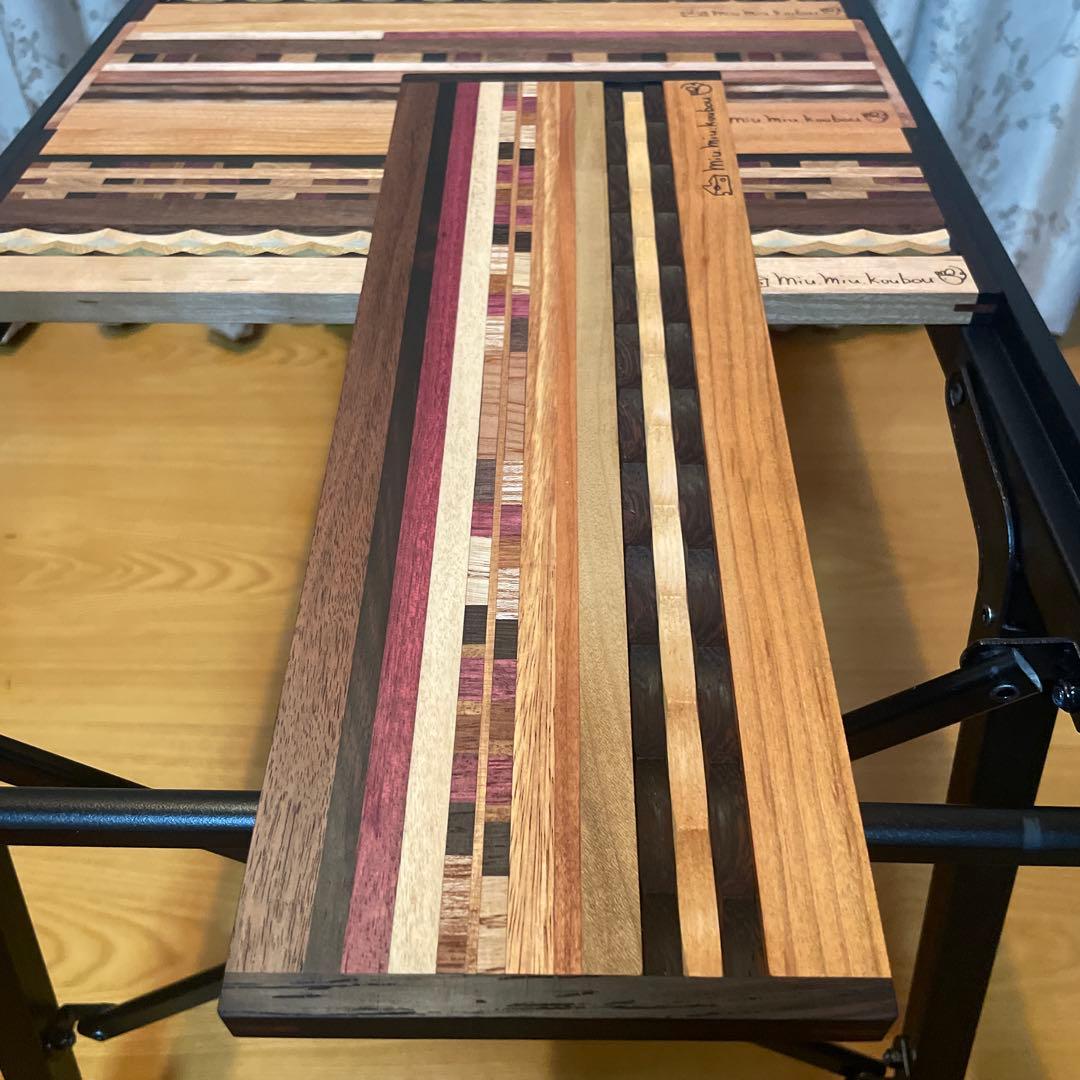 IGTテーブル 寄木天板 ハーフユニット ④