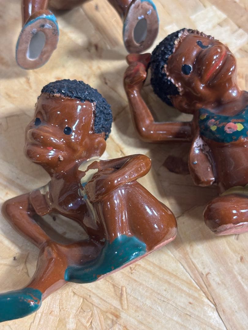 ビンテー ジ アンティーク人形 6体セット陶器