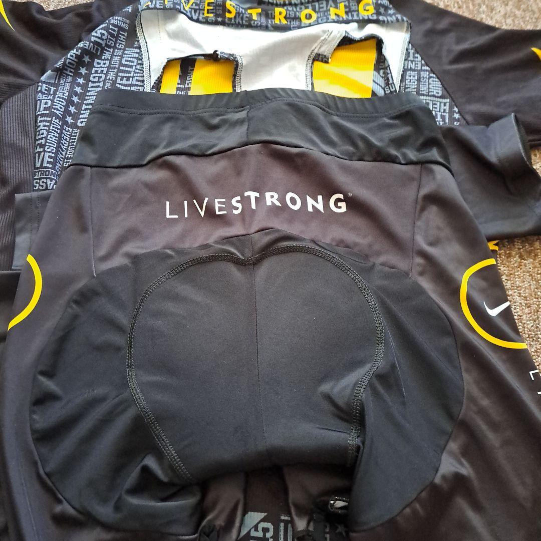 レアLIVESTRONG ランス·アームストロングサイクルジャージ上下セット