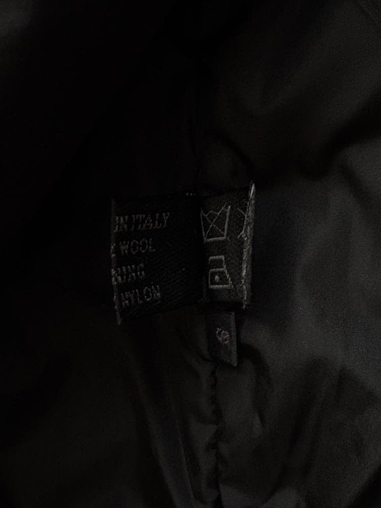 ジャケット・アウター 1998fw prada wool velcro coat (S) black