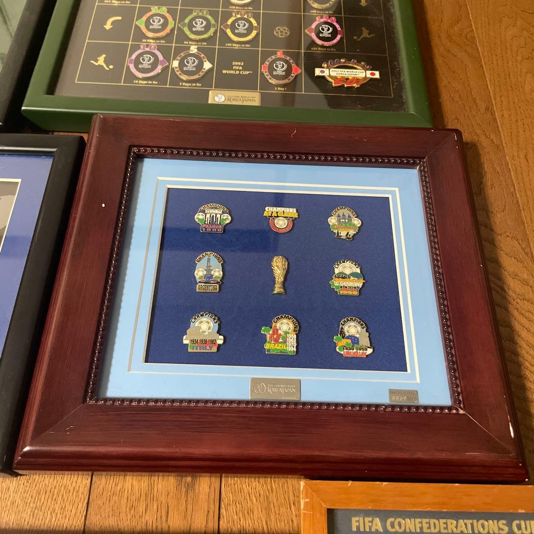 サッカー　ワールドカップ　日韓　フランス　ピンバッジ　ピンパッチ　ピンズ　7個