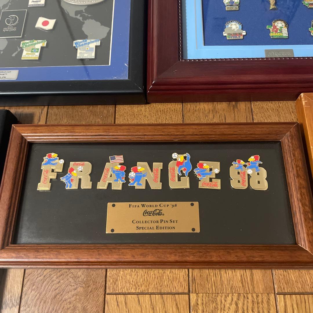 サッカー　ワールドカップ　日韓　フランス　ピンバッジ　ピンパッチ　ピンズ　7個