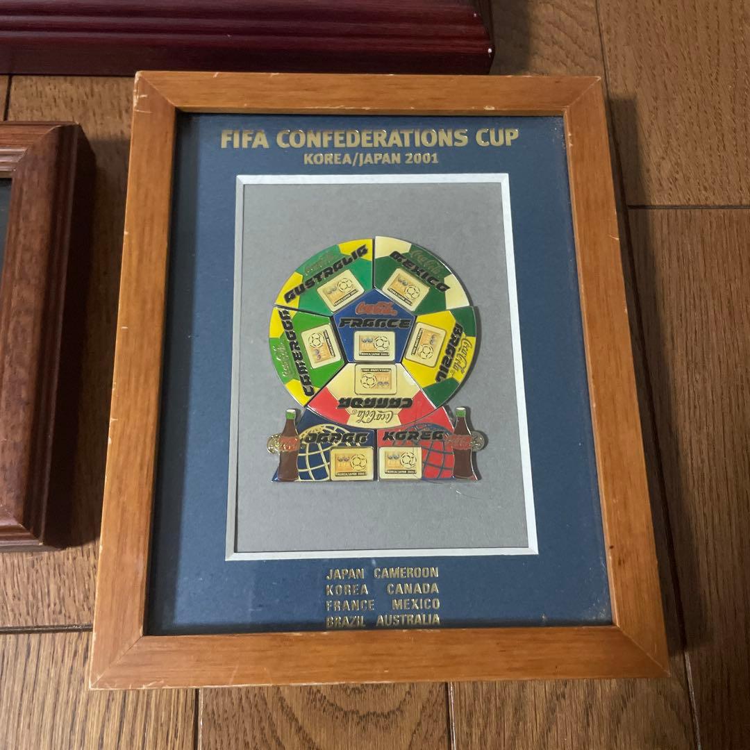 サッカー　ワールドカップ　日韓　フランス　ピンバッジ　ピンパッチ　ピンズ　7個