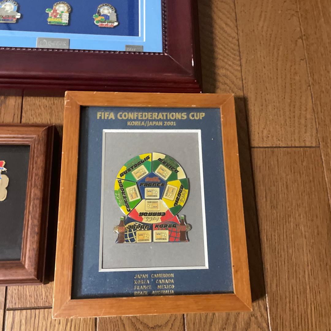 サッカー　ワールドカップ　日韓　フランス　ピンバッジ　ピンパッチ　ピンズ　7個