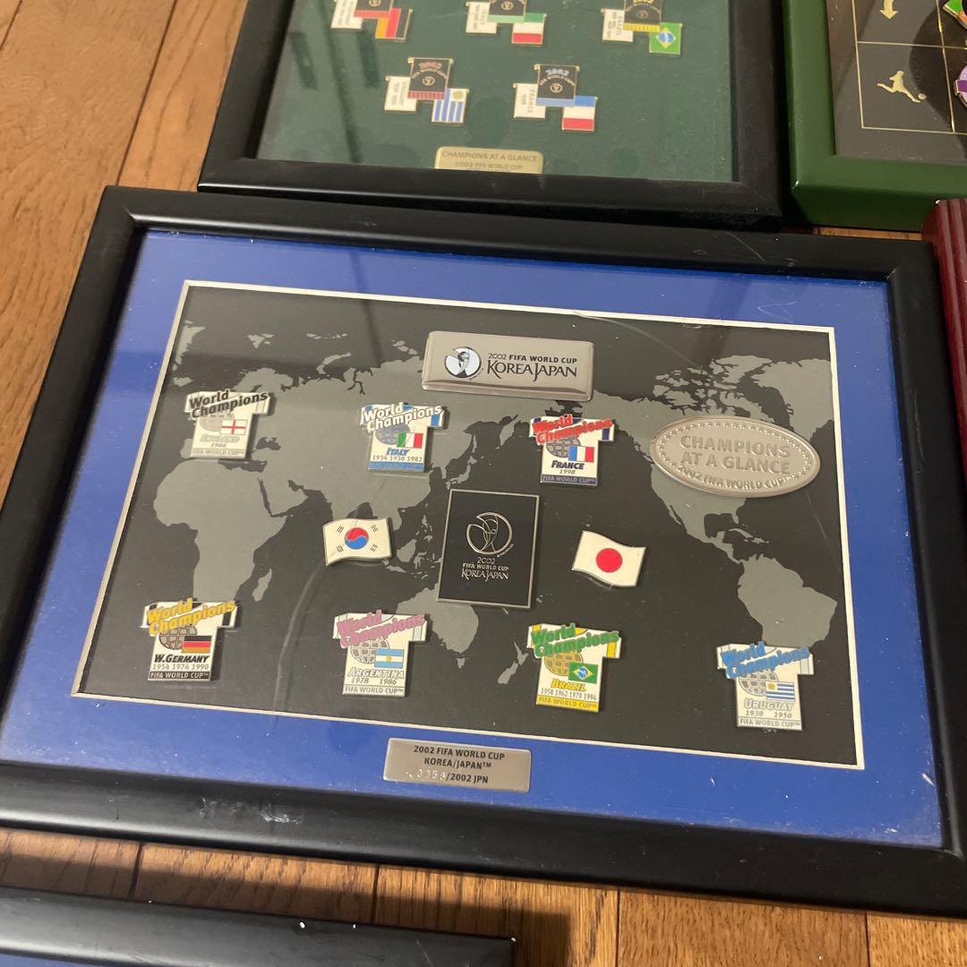 サッカー　ワールドカップ　日韓　フランス　ピンバッジ　ピンパッチ　ピンズ　7個