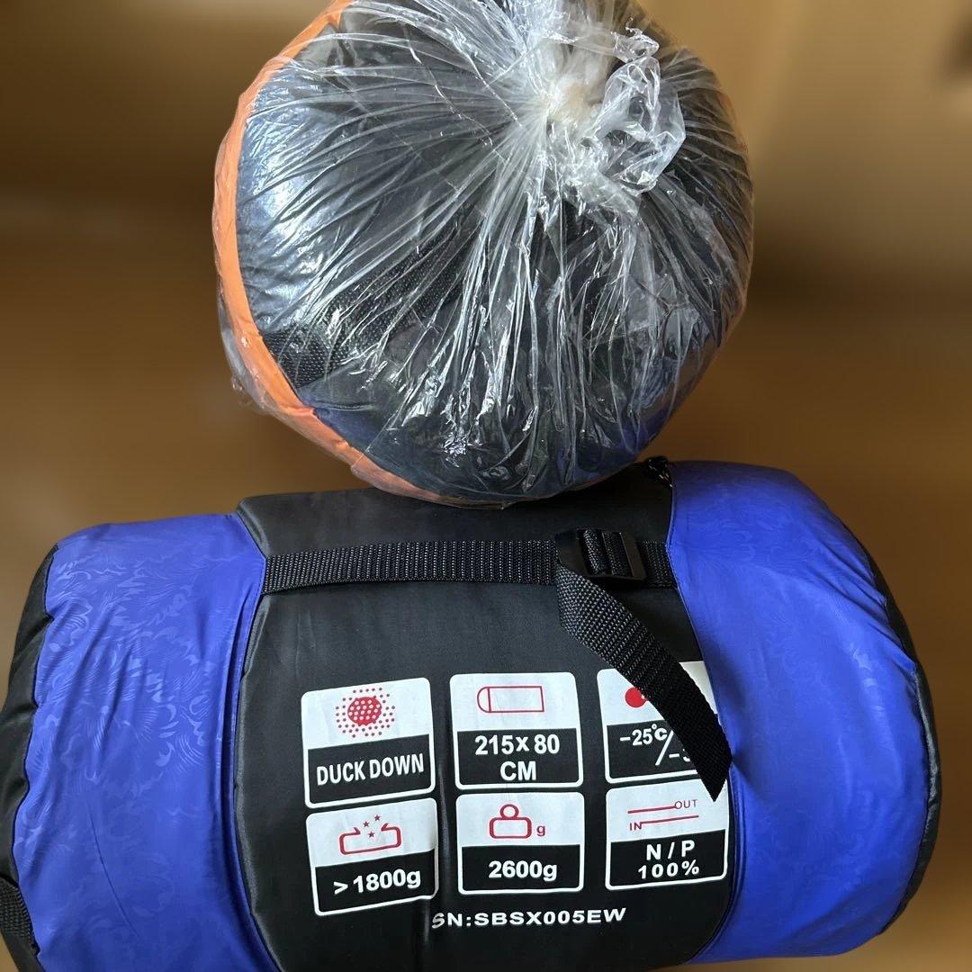 キャンプ寝袋 2点セット未使用品