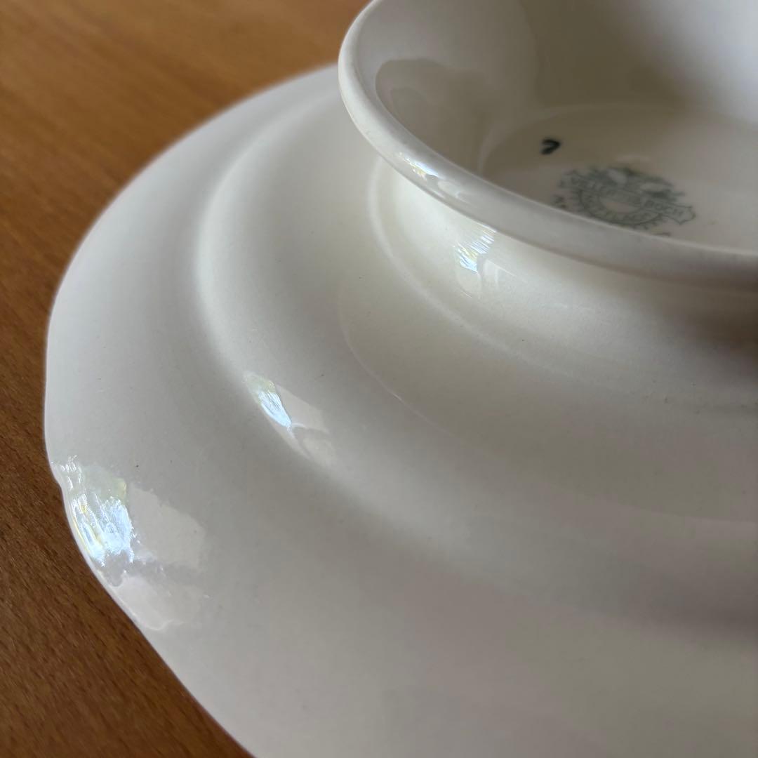 VILLIEROY&BOCH ケーキ皿 コンポティエ 花リム