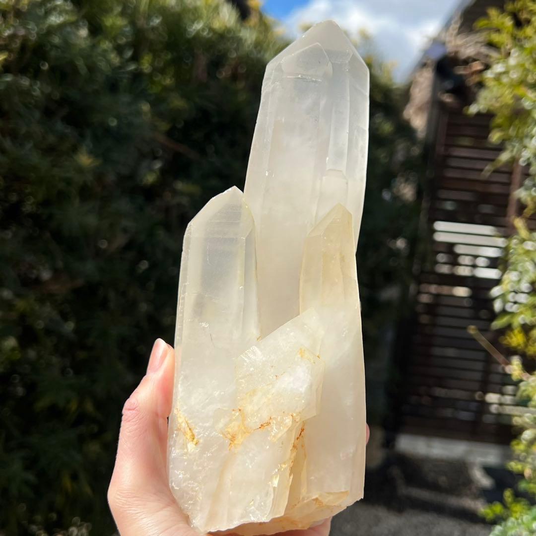 ✨大型ハイパワー水晶✨逸品 レムリアンシード 水晶クラスター 天然石 原石