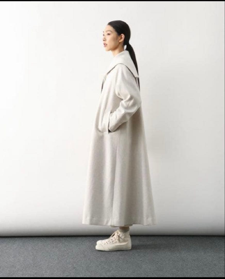 アデュートリステス ロワズィール セーラーカラーロングコート