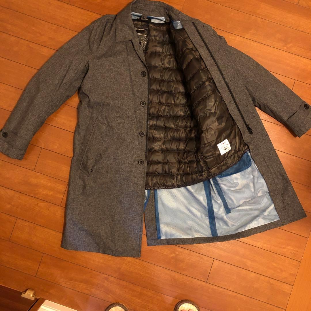 nanoユニバースと小川CAMPAL コラボ　ステンカラーコート グレー