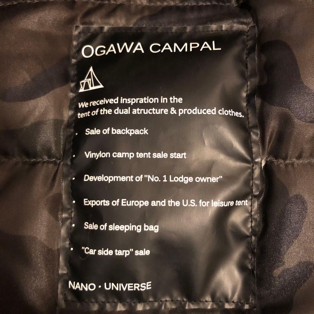 nanoユニバースと小川CAMPAL コラボ　ステンカラーコート グレー