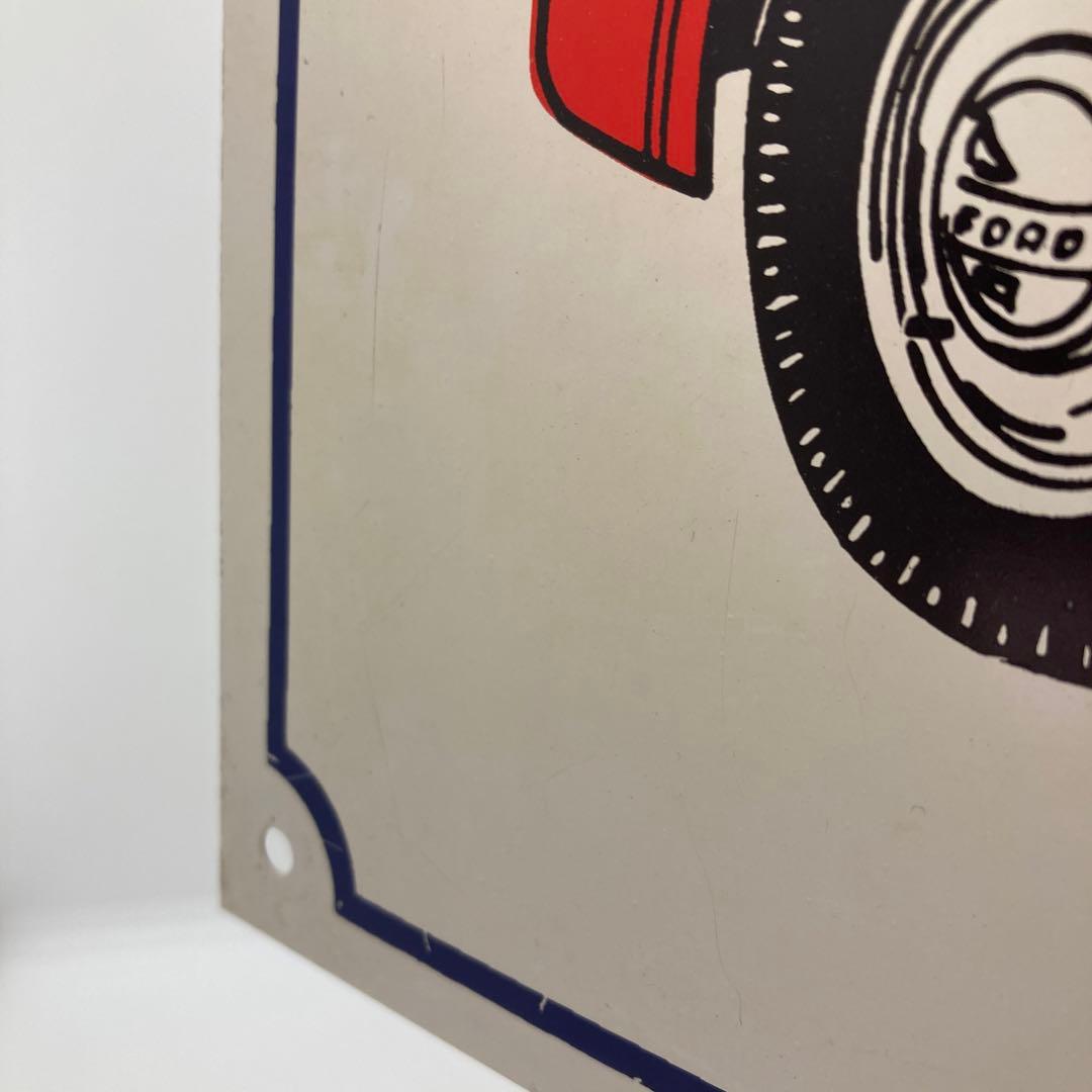 FORD フォード トラック イラスト ブリキ看板 ビンテージトラック