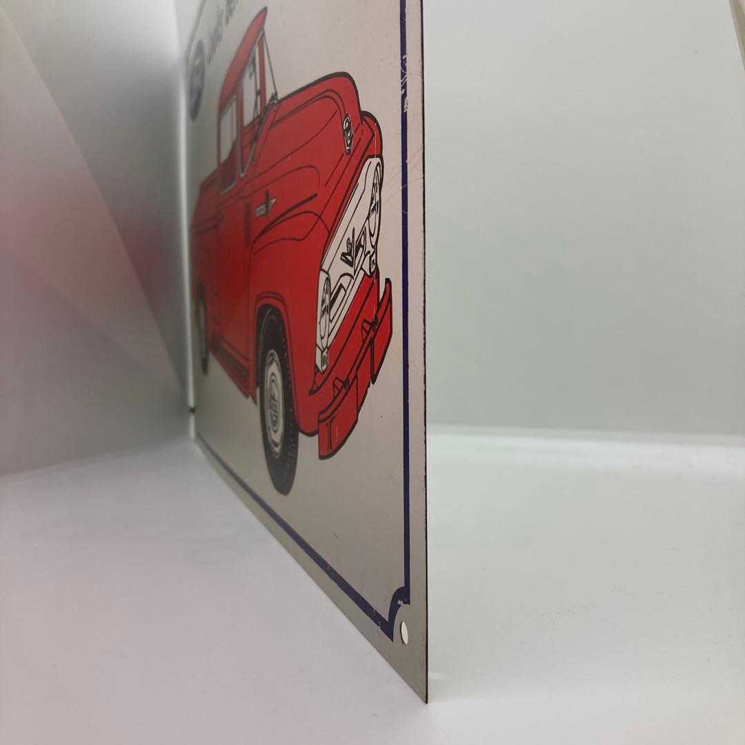 FORD フォード トラック イラスト ブリキ看板 ビンテージトラック