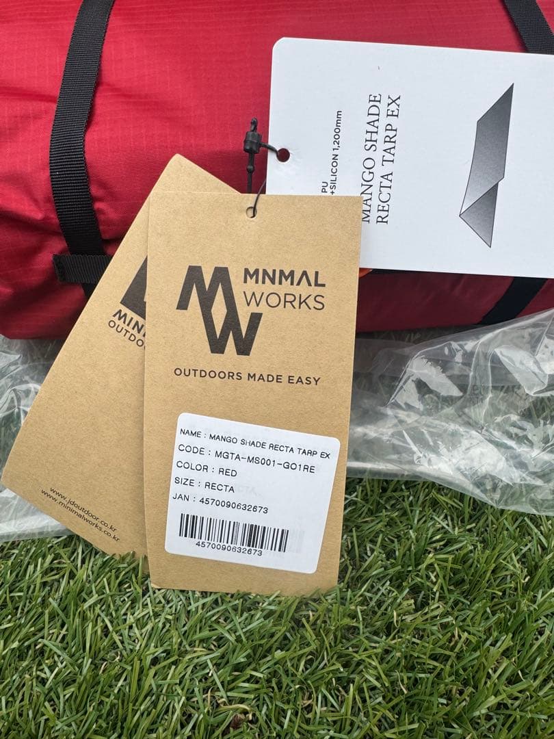 テント・タープ MINIMAL WORKS MANGO SHADE RECTA TARP EX