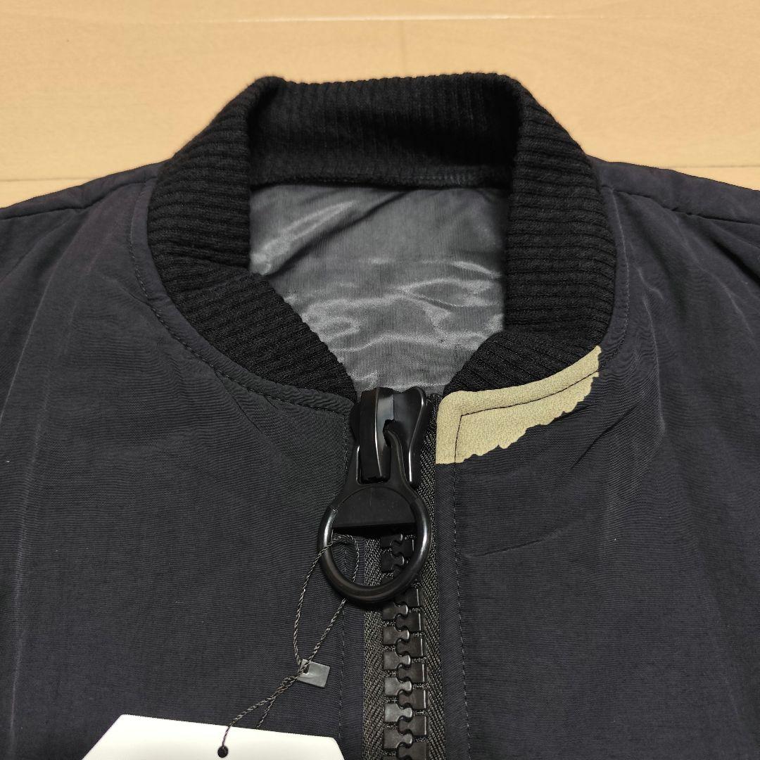 新品タグ付 antiqua ビッグシルエットドット柄コート ブラック F