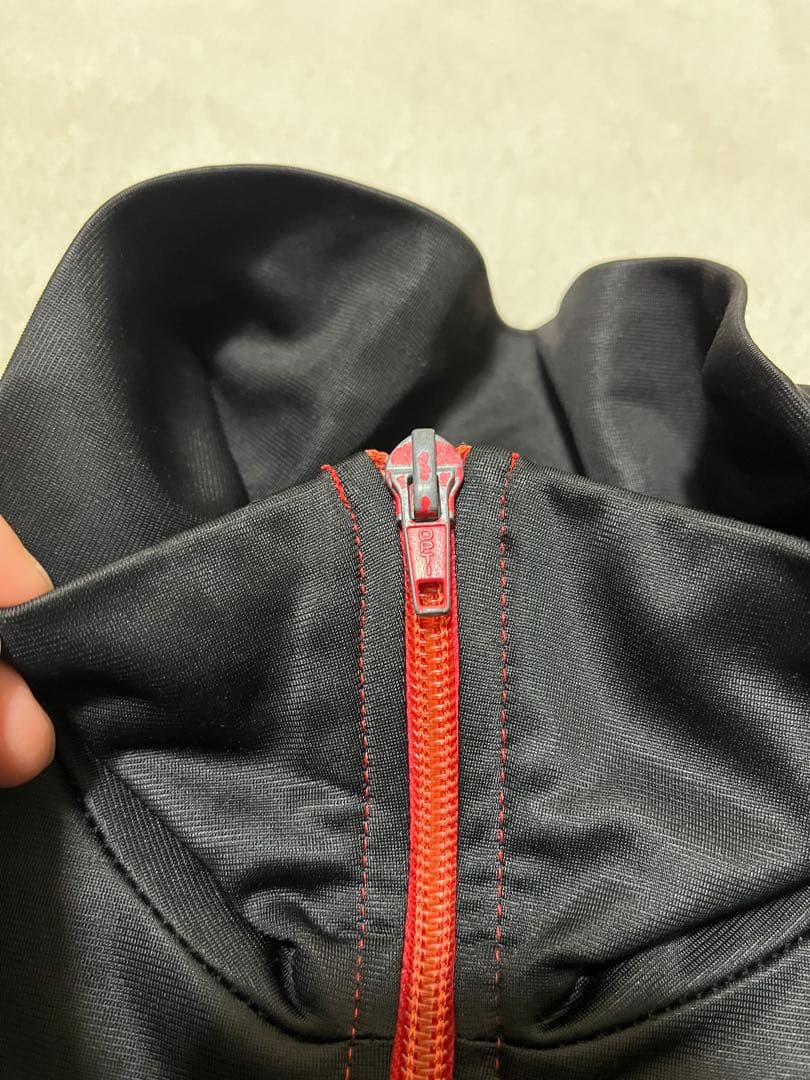 希少　70s adidas トラックジャケット　カーブポケット　XL ブラック