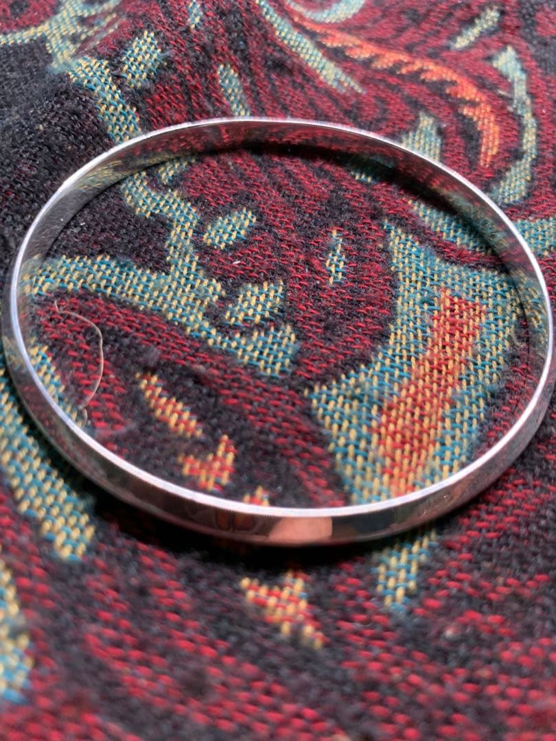 【美品】Tiffany & Co. ナイフエッジ　バングル　シルバー925