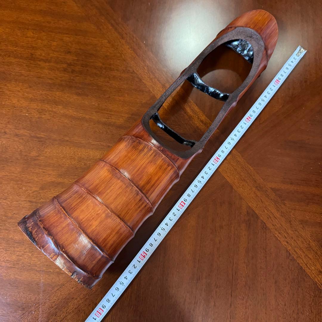 竹花入れ 丸竹花入 円筒形 大きめ 竹製 花器 フラワーベース 天然素材