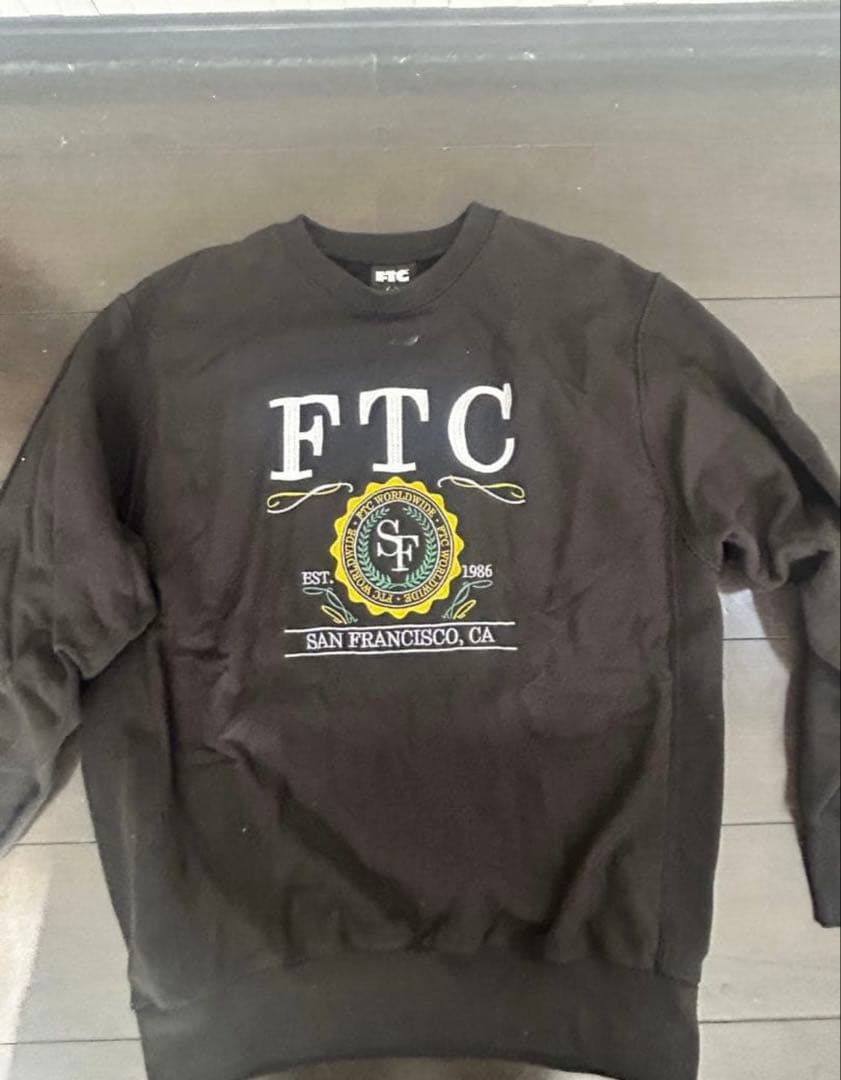 はらたかし　FTC UNIVERSITY CREW NECK