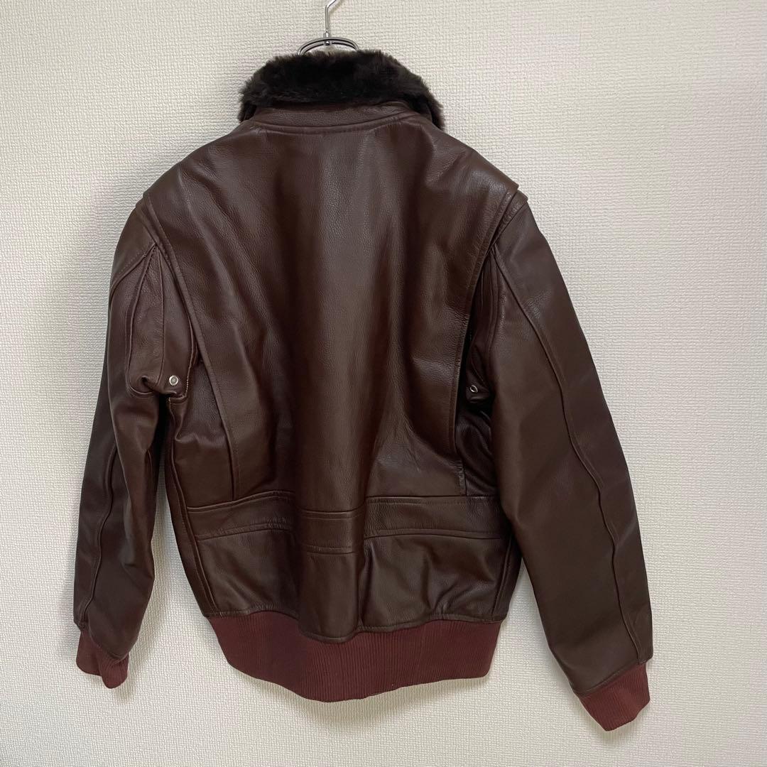 未使用 タグ付 HORN WORKS レザー G-1ボア フライトジャケット