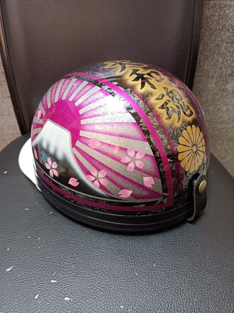 カスタムコルク半Candyピンク七色ラメ蝶塗装文字変更無料