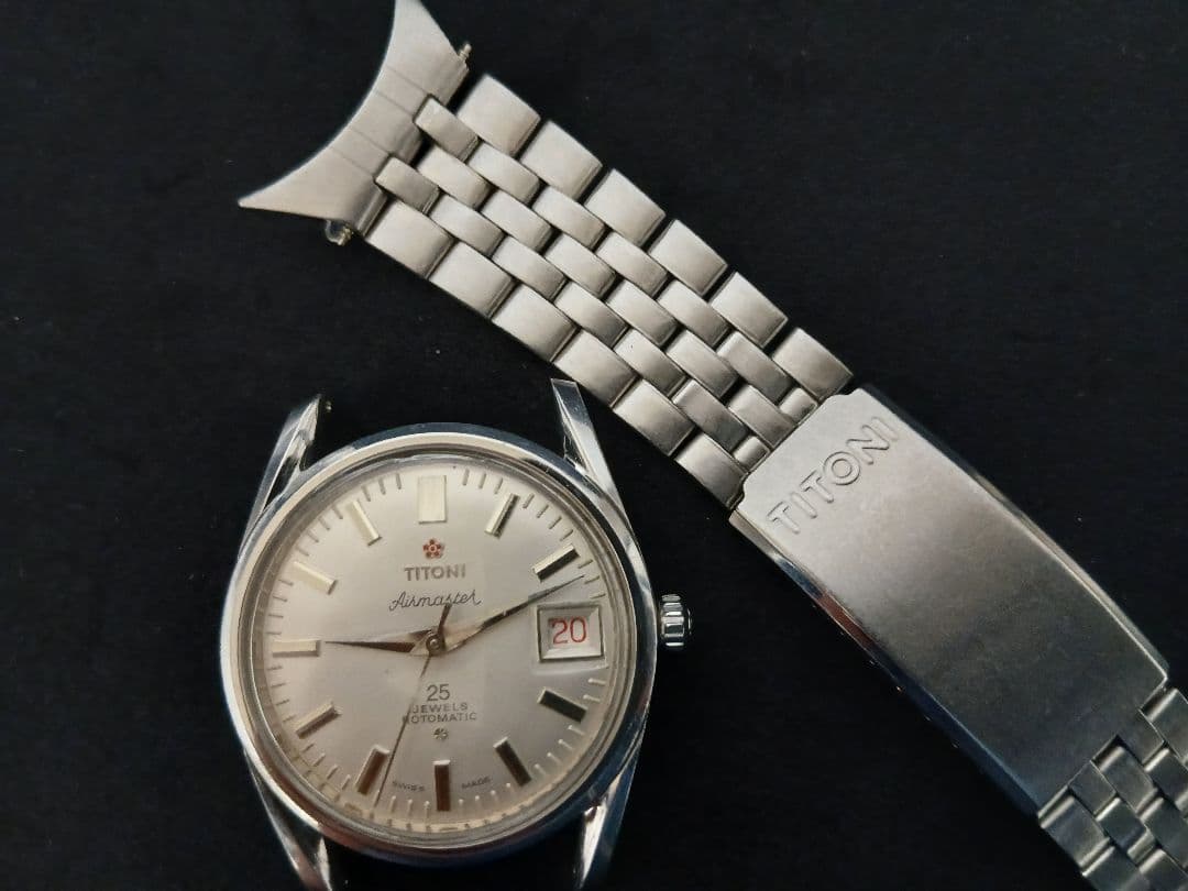 ③【TITONI】エアマスター25石 自動巻き 訳あり - メルカリ