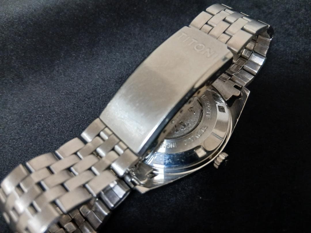 ③【TITONI】エアマスター25石 自動巻き 訳あり - メルカリ