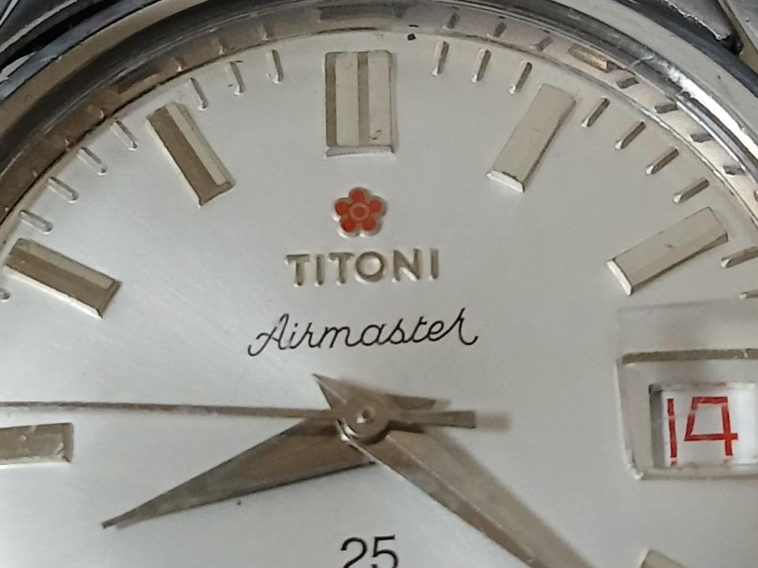 ③【TITONI】エアマスター25石 自動巻き 訳あり - メルカリ
