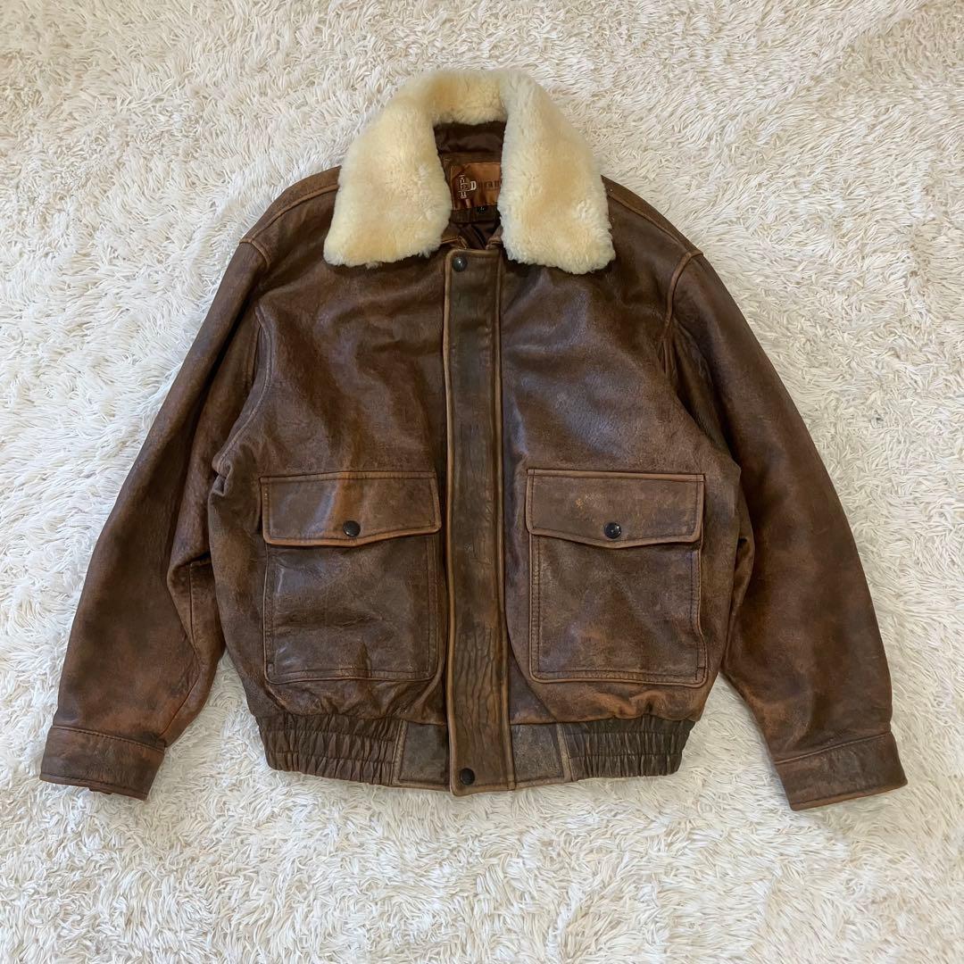 ヴィンテージ DURANTE A2 G1 フライトジャケット レザー