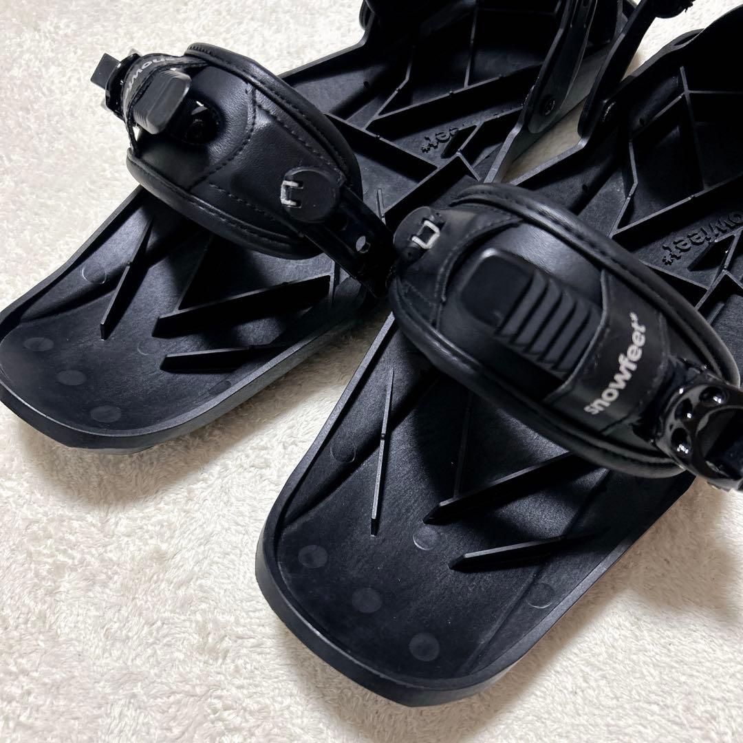 正規品 feet X 専用袋付き　スノーフィートXブラック