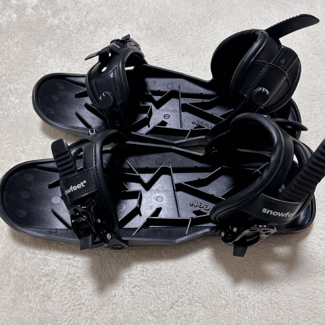 正規品 feet X 専用袋付き　スノーフィートXブラック