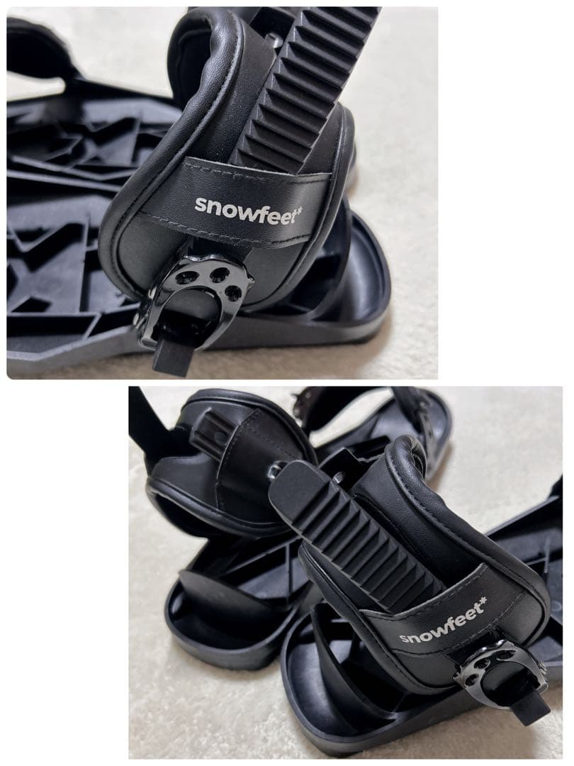 正規品 feet X 専用袋付き　スノーフィートXブラック